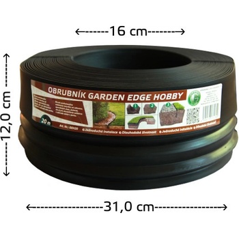 Grate Garden Edge Hobby 20 m zelený 1 ks