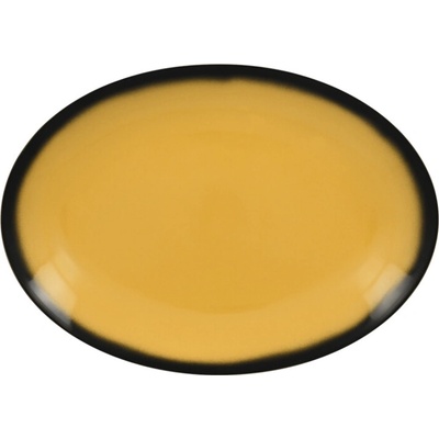 RAK Porcelain Talíř oválný 32 x 23 cm žlutá RAK-LENNOP32NY