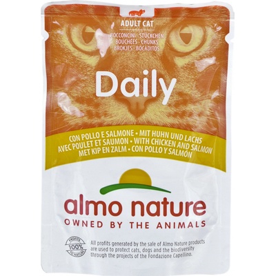 Almo Nature Daily kuře a losos 70 g