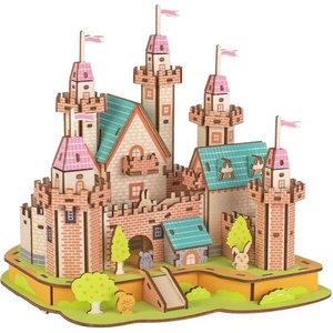 Woodcraft construction kit Woodcraft Дървен 3D пъзел Замък в рая (HD08)