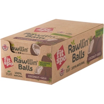Image 1 of FIT SPO Rawllin' Balls [12 x 48 грама] Кокос и годжи бери