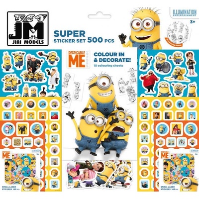 Super sticker set 500 ks Mimoni JM