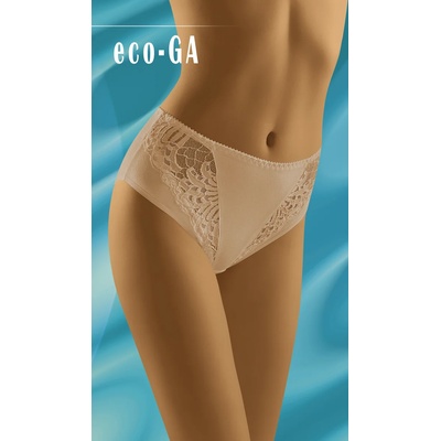 Wolbar Бикини с висока талия в бежово Eco GaEH-30136-BEŻOWY - Бежов, размер XXL