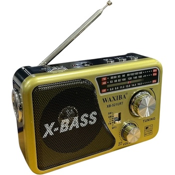 WAXIBA Портативно радио Waxiba XB-521URT -Bluetooth, FM радио, МP3 плеър, USB и SD card