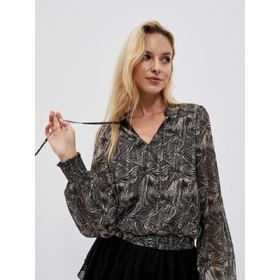Moodo Черна дамска блуза Moodo Moodo | Cheren | ЖЕНИ | XS