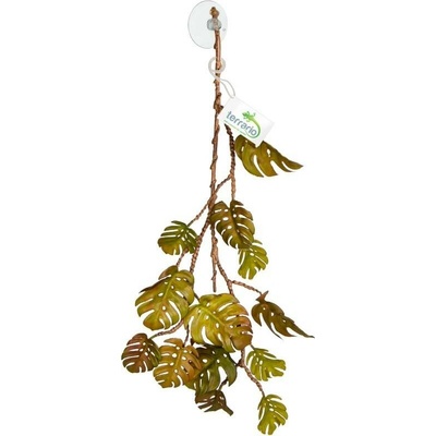 Terrario Umělá tropická monstera 70 cm