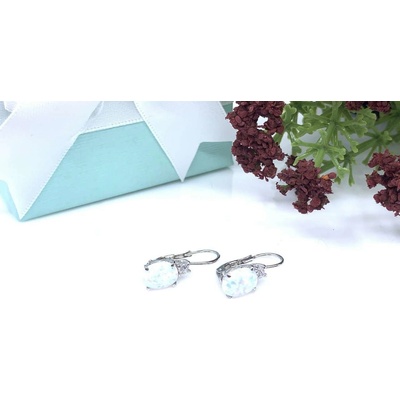 Jan Kos jewellery stříbrné náušnice s opálem 32102747