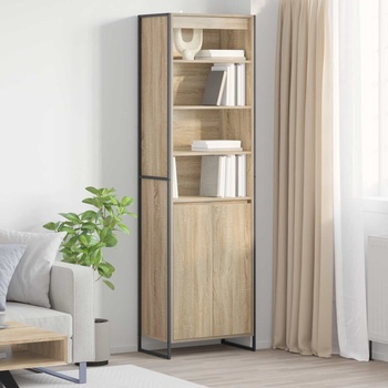 vidaXL Високи шкафове Сонома 60 x 36 x 200 см Инженерно дърво (3403029)