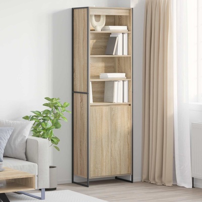 vidaXL Високи шкафове Сонома 60 x 36 x 200 см Инженерно дърво (3403029)