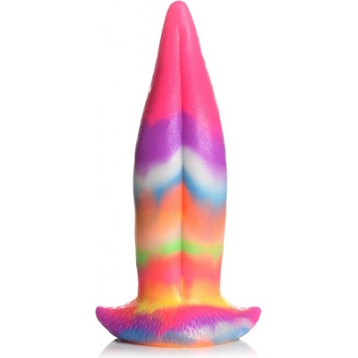 Creature Cocks Glow in the dark Unicorn Tongue Svítící dildo ve tmě Vícebarev