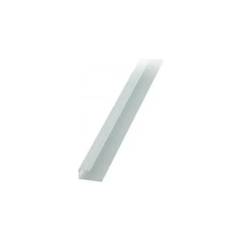 Image 1 of П-ОБРАЗЕН ПРОФИЛ АЛУМ. 021430 10.5ммх2.7м СРЕБРО (021430)