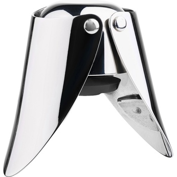 Zone Тапа за шампанско ROCKS, сребърен, неръждаема стомана, зона Дания (ZO12237)