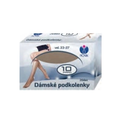 Novia dámské podkolenky N02 10 párů opálená