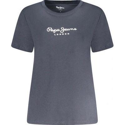 Pepe Jeans T Shirt Maniche Corte Donna Blu Modrá