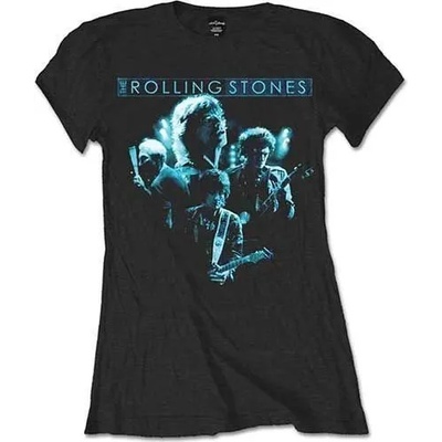 The Rolling Stones Band Glow Black L Дамски Риза (RSTEE18LB03)