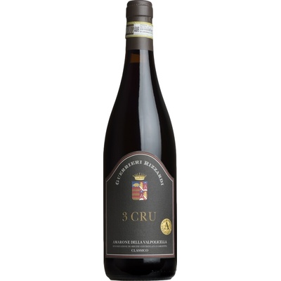 Rizzardi 3 Cru Amarone Valpolicella 2021 Červené 15,5% 0,75 l (holá láhev)