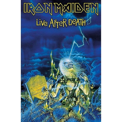 Iron Maiden textilní banner 68 cm x 106 cm Live After Death – Zboží Živě