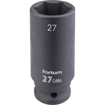 Fortum машинна (ударна) муфа 1/2", 27 mm, L 78 mm, почернена, FORTUM