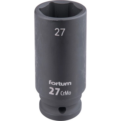 Fortum машинна (ударна) муфа 1/2", 27 mm, L 78 mm, почернена, FORTUM