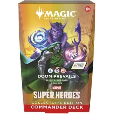 Wizards of the Coast Magic The Gathering Marvel Super Heroes Commander Deck Collector's Edition - Doom Prevails