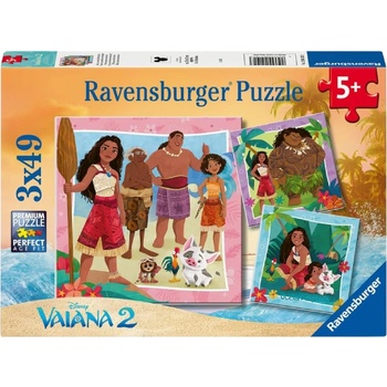 Ravensburger Disney Vaiana 2 3x49pcs (12004102)