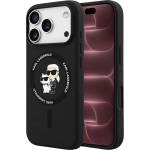 KARL LAGERFELD Калъф за телефон за iPhone 18 Pro Max / iPhone 17 Pro Max Silicone KC Body Ring MagSafe (KLHMP18XSCMKCRHK) - Karl Lagerfeld - Черен