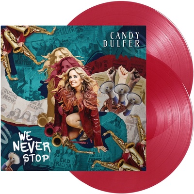 Candy Dulfer - We Never Stop (Limited Edition) (Red Transparent Coloured) (2 LP) (0810020505276)