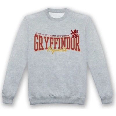 Bioworld mikina Nebelvír Harry Potter šedá – Zboží Mobilmania