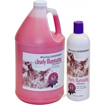 1All Systems Clearly Illuminating šampón pro citlivé psy 1 galon-3,8 l