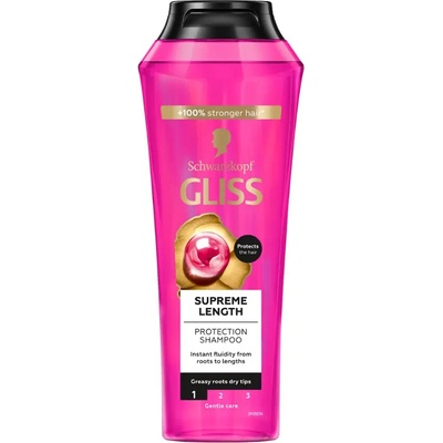 Gliss Šampon Supreme Length pro dlouhé vlasy 400 ml
