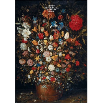 Image 1 of Piatnik - Puzzle Brueghel: Flowers in a Wooden vessel 1000 - 1 000 piese