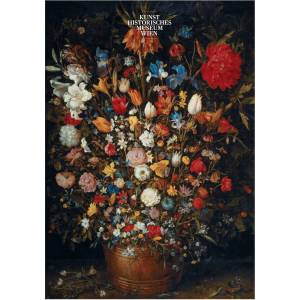 Piatnik - Puzzle Brueghel: Flowers in a Wooden vessel 1000 - 1 000 piese