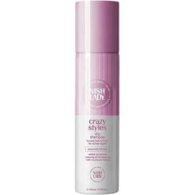 NishLady Dry Shampoo Volume&Fullness suchý šampón na objem a plný vzhľad vlasov 200 ml