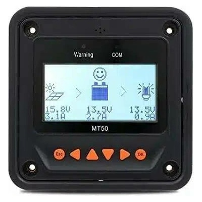 EPsolar Externí displej MT-52 pro PWM a MPPT regulátory