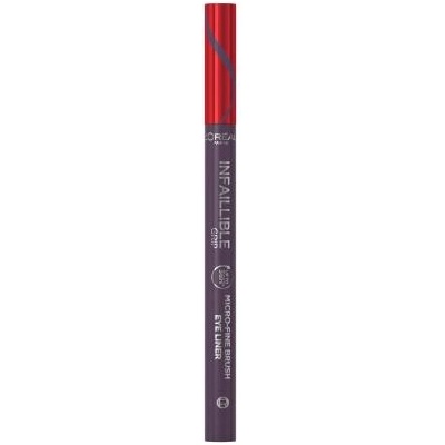 Infaillible Grip 36H Micro-Fine Brush Eye Liner дълготрайна ултратънка очна линия 0.4 g нюанс 04 Dew Berry