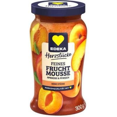 Edeka džem meruňka a broskev s 60% ovoce 300 g