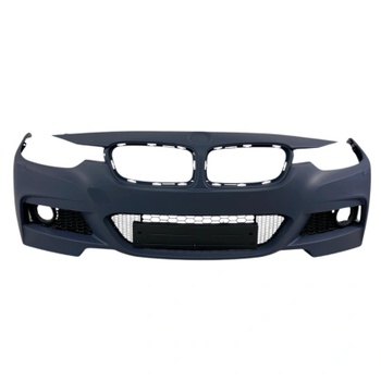 Предна броня за BMW F30 (2012-2018) - M-Tech дизайн с отвори за халогени, без парктроник