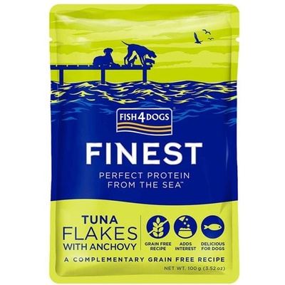 Fish4Dogs Най-добрите стърготини от риба тон 100 г
