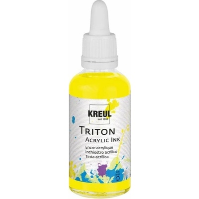 Kreul Triton akrylový atrament fluorescent žltá
