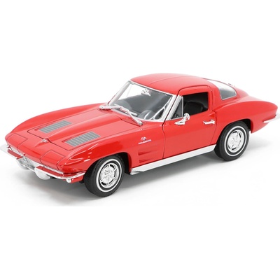 Welly 1963 Chevrolet Corvette Červená 1:24