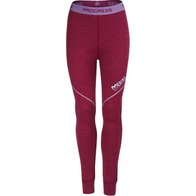 Progress MW SDNZ dámské dlouhé merino švestkový melír – Zboží Dáma