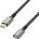 LogiLink USB 3.2 Gen2 Type-C кабел, C/M-USB-C/F, PD, алуминий, черен/сив, 1 м