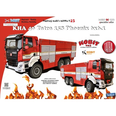 Phoenix Papierový model TATRA 158 6x6.1 KHA 40 1:25