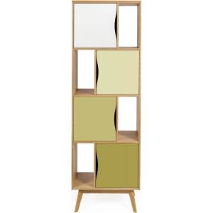 Woodman Зелен шкаф за книги 65x191 cm Avon - Woodman (178208401092)