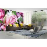 DIMEX ART Самозалепваща се флизелинова фототапета розов букет 375 x 250 см