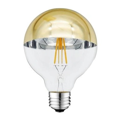 LED КРУШКА E27 Filament, Стъкло Златист Ефект - Топло Бяла (1096)