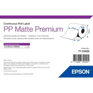 Epson Epson PP Matte Label Premium, Continuous Roll, 210mm x 55m (7113423)