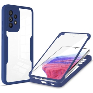 Techsuit Калъф за Samsung Galaxy Galaxy A53 5G + Протектор - ColorVerse 360 Series - Син
