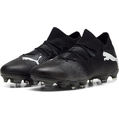 PUMA Дамски футболни бутонки Puma Future 7 Match Womens Firm Ground Football Boots - Black/White