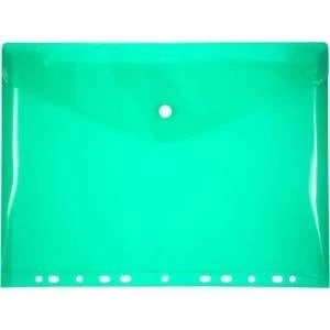 Penmate PP A4 briefcase with europerforation green PENMATE